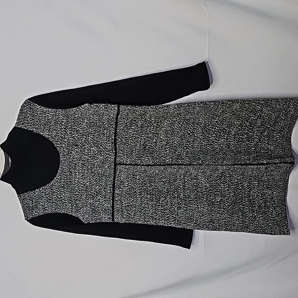 NWOT Halmode Petites made in Romania long sleeve high neck sweater dress sz MP
